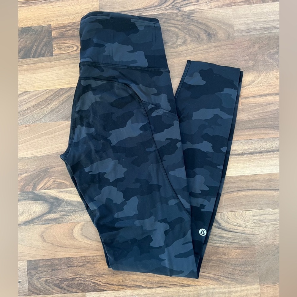 Lululemon Fast and Free Brushed Fabric High-Rise Tight 28"
